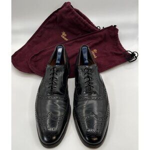 Allen Edmonds McAllister Oxford Wingtip Brogue Black Leather Shoes Size 15AA